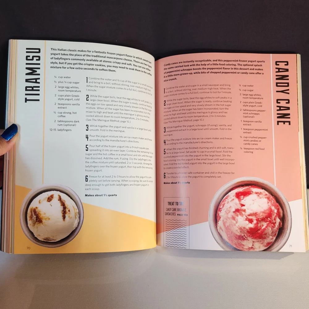 Perfectly Creamy Frozen Yogurt Recipe Book